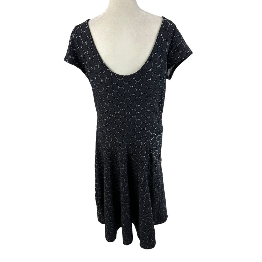 Leota Dress Women's Large Short Sleeve Handmade Original Fit Flare